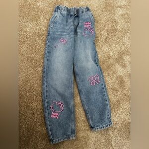 girls hello kitty denim jeans H&M Sanrio
